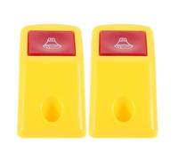 SAFIGLE 2Pcs Bus Get Off Reminder Device with Plastic Handrail Exit Alert Button, Passenger Exit Alert Handrail Replacement for Bus Stop Safety