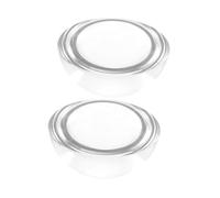 SAFIGLE 2pcs Crystal Hemisphere Paperweights Clear Dome Weights for Calligraphy Painting Sewing Office Desk Home Decor Portable and Stable Design