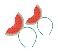 SAFIGLE 2pcs Cute Watermelon Headband Photo Booth Props Party Headband Boys and Girls Fruit Hairband
