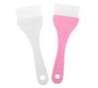 SAFIGLE 2pcs Diy Beauty Makeup Brushes Flat Body Brush for Face Mask Application Soft Facial Butter Mask Applicator Large Stylish Colors