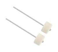 SAFIGLE 2pcs Drum Set Pedals Felt Beater Bass Drum Pedal Accessories for Electronic and Acoustic for Beginners and Professionals