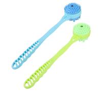 SAFIGLE 2pcs Dual-Head Manual Massage Knock Hammer Portable Body Massage Tool for Acupoint Meridian Tapping, Handheld Back Massager Suitable for Home and Travel Relaxation Random Color