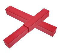 SAFIGLE 2pcs Extendable Poster Storage Tube Red Drawing Carrying Case for Artworks Calligraphy Photos Maps Documents Protection from Bending and Creasing