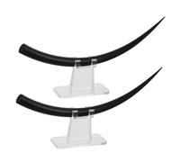 SAFIGLE 2pcs False Eyelashes Fake Eyelash Model Teaching Model Demonstration Tool Display Beauty Supplies False Lashes Demonstration Tool Strip Lashes Plastic