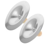 SAFIGLE 2pcs Finger Cymbals Musical Instruments for Early Education Clear Sound Rhythm Training Percussion for Boys and Age