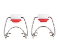 SAFIGLE 2pcs Flip Swing Top Bottle Caps with Gaskets for Beer Bottles Swing Top Caps for Homebrewing Semi Sealed Stoppers