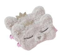 SAFIGLE 2Pcs Fluffy Cartoon Eye Masks Plush Sleep Masks for Skin Friendly Blindfolds for Comfortable Sleep for Travel and Home Use