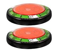 SAFIGLE 2pcs Golf Ball Position Marker Tool Made of Sturdy Abs Plastic round Shape, Design for Accurate Golf Ball Positioning the Green