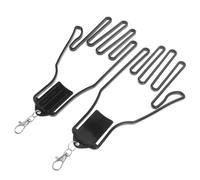 SAFIGLE 2pcs Golf Glove Drying Rack Plastic Portable Quick-dry Holder
