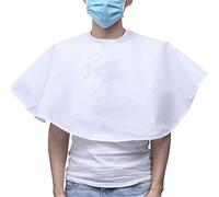SAFIGLE 2Pcs Hairdressing Cape Apron for Hair Cutting Dyeing Professional Unisex Shawl for Salon Home Use Durable Hair Cutting Cover White