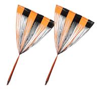 SAFIGLE 2pcs Halloween Door Curtains Pvc Fringe Decoration 1m X 2.5m Spooky Scary Style for Horror Party or Birthday Party Backdrop Streamers