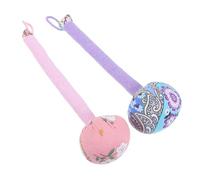 SAFIGLE 2Pcs Handheld Herbal Body Massage Hammer with Cotton Ball, 31Cm Manual Muscle Relaxation Tool for Back, Waist, Shoulder Relief at Home and Office