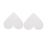 SAFIGLE 2pcs Heart-Shaped Foam Cake Model Height Lightweight Baking Cake Dummies for Decorating Wedding Display and Craft Practice Reusable Crafting Supplies
