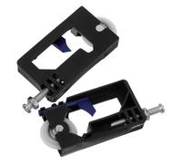 SAFIGLE 2pcs Heavy-Duty Sliding Door Replacement Wheels with Bearing, Thickened Bottom Roller Core for Wardrobe, Cabinet, and Closet Sliding Doors, Suitable for Bedroom and Utility Room