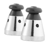 SAFIGLE 2pcs Kitchen Pressure Cooker Valves Steam Release Sealing Valves Replacement Parts for Power Pressure Cooker Lid Safety Regulator