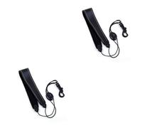 SAFIGLE 2pcs Leather Saxophone Strap Tenor Alto Soprano Comfort Fit Breathable Adjustable Belt