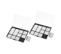 SAFIGLE 2Pcs Magnetic Eyeshadow Palette Lightweight DIY Empty Makeup Tray with Ample Capacity for Travel and Storage for Creating Endless Makeup Looks
