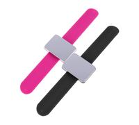 SAFIGLE 2pcs Magnetic Pin Holder Wristband Silicone Wrist Strap for Sewing Hair Stylists Makeup Artists