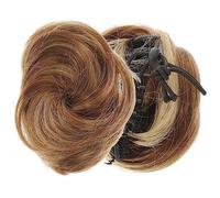 SAFIGLE 2Pcs Messy Bun Hairpiece Extensions High Temperature Chignon Claw Hair Accessories for Fullness for Daily Wear Weddings Parties and More