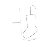 SAFIGLE 2pcs Metal Sock Blockers Stainless Steel Sock Stretchers for Knitting and Crochet Hangers for Drying Shaping Displaying Multipurpose Display Tool with Modern Design