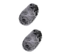 SAFIGLE 2pcs Mic Windscreen Microphone Cover Windproof Wind Muff Artificial for Standard Microphones Replacement for Lost Broken