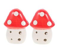 SAFIGLE 2pcs Mushroom Shape Ocarina Ceramic Music Toy for Boys and Girls Beginner Instrument for Music Learning Adorable Design for Boy Girl Day and Birthdays