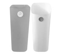 SAFIGLE 2pcs Nordic Style Narrow Space Trash Can Set, Thickened Rectangle Waste Buckets for Kitchen Bathroom Bedroom, Open Top Garbage Bins for Home Storage and Convenient Waste Collection