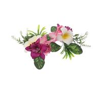 SAFIGLE 2pcs Orchid and Plumeria Flower Hair Clips Lightweight Chinese Hair Pins Floral Accessories for Hanfu Cheongsam Vacation Party Hairstyles