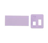 SAFIGLE 2pcs Polymer Clay Tools Set Clay Measuring Tool with Flower Pot Shape Creative Design Measuring Marks Portable Size Accessories Collection and Classroom Use