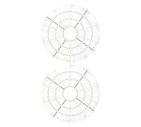 SAFIGLE 2pcs Pottery Circle Divider Tool Ergonomic Acrylic Handles for Easy Operation, for Studio and Personal Projects, Suitable for Professionals and DIY Clay Modelling