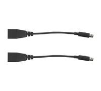 SAFIGLE 2pcs Power Adapter Extension Cable Dc Power Cord with Compatibility and Pvc Material for Console, Portable Design for Stable Gaming Setup at Home or Travel