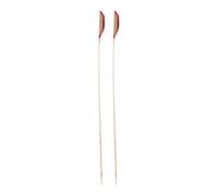 SAFIGLE 2pcs Professional Elastic Dulcimer Jean Bamboo for Yangqin Musical Instrument Supplies Khaki Antique Design with Smooth Rounded Edges Strong Toughness and Elasticity for