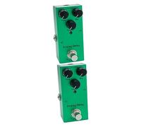 SAFIGLE 2pcs Professional Guitar Effector Analog Delay Compact Lightweight Design for Electric Guitar High Reliability Durability Other Instruments Music