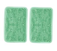 SAFIGLE 2Pcs Professional Ice Packs Multi Function Hot Cold Compress for Injury Relief Reusable Gel Packs for Efficient Heat Cooling Therapy Compact Portable Design Green