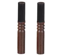 SAFIGLE 2pcs Professional Singing Bowl Stick Wooden Buddha Mallets Soft Tip for Meditation Yoga