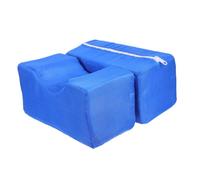 SAFIGLE 2pcs Protective Hand and Foot Pads for Elderly Blue Inflatable Leg Elevating Pillow for Feet Elevation Pressure Reducing Cushion for Bedridden Patient