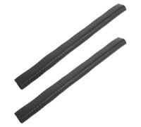 SAFIGLE 2pcs Protective Skateboard Rails for Deck Rubber and Steel Sheet Rib Bones Longboard Bumper Guard with Universal Fit for Enhanced Safety in Crowded Skate Zones