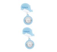 SAFIGLE 2pcs Quality Nurse Chest Watch Nursing Pocket Watch Hanging Nurse Fob Safe Practical