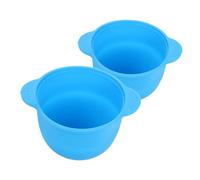 SAFIGLE 2pcs Replacement Bowl for Wax Warmer Silicone Mask Bowl Hair Removal Kit Multiuse