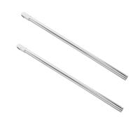 SAFIGLE 2pcs Replacement Chair Footrest with Sliding Rod Design for Gaming Office Reclining Chairs Easy Installation Silver Compatible with Swivel Home Seating