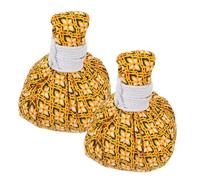 SAFIGLE 2pcs Reusable Moxibustion Heating Balls for Deep Muscle Massage Portable Herbal Massage Tool for Back Shoulders and Eye Relief Microwave Safe Stylish Design