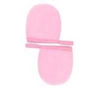 SAFIGLE 2pcs Reusable Self Tanning Mitts Pink Finger Glove Set for Even Lotion Application Body Sun Tanning Tool Quick Drying Mitts for Smooth Streak-free Tan