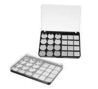 SAFIGLE 2pcs Revolution Eyeshadow Palette DIY Magnet Palette Colors for Travel