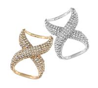 SAFIGLE 2pcs Rhinestone Scarf Clips Elegant Shawl Buckle Rings for Women Scarf Pin and Cardigan Ring Smooth Surface for Secure Hold for Weddings and Daily Wear