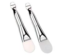 SAFIGLE 2pcs Silicone Beauty Brushes Double Head Mask Brush Soft Bristles for Face Cleansing Applicator Skincare Tool