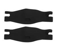 SAFIGLE 2Pcs Snore Chin Straps for Snoring Prevention Comfortable Sleep Breathable Design to Keep Mouth Shut While Sleeping Unisex Snoring Belt for Adults Black