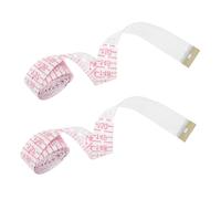 SAFIGLE 2pcs Soft Braille Tape Measure for Vision Impaired Flexible Ruler Durable Tactile Measuring Tool Accessible Sewing and Braille Learning Aid