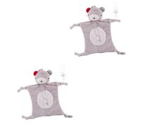 SAFIGLE 2pcs Soothing Towel for Animal Comforter Pattern Material for Cognitive Development for Newborns Toddlers