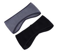 SAFIGLE 2pcs Sports Headband Ear Protector Warm Earmuffs Fleece Cold-proof Ear Warmer for Unisex Cycling Running Outdoor Windproof