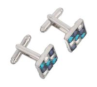 SAFIGLE 2pcs Square Rhinestone Cufflinks for Men French Cuff Jewelry Tuxedo Shirt Studs Elegant Business Suit Buttons for Wedding and Formal Occasion